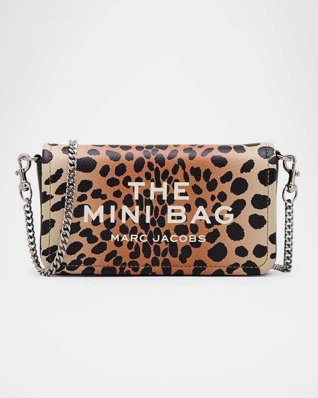 The Mini Cheetah-Print Leather Crossbody Bag